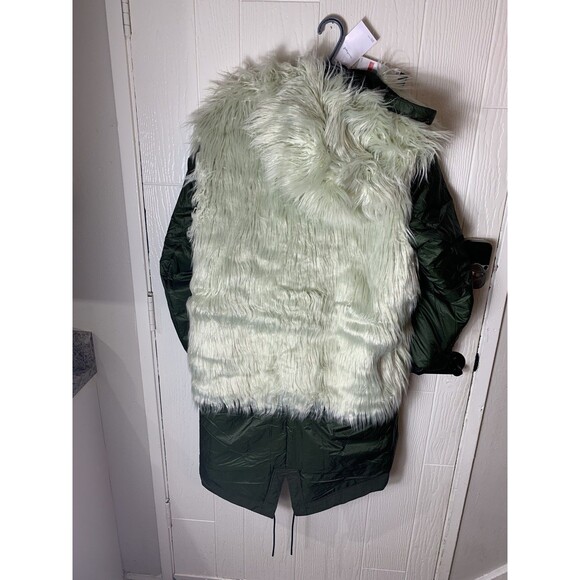 Nike Reversible Therma-Fit Sideline Parka Coat Green Jacket DD6775-355 Men large - Picture 7 of 9